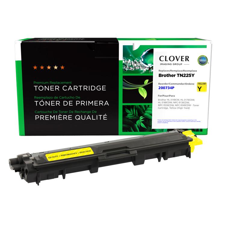 High Yield Yellow Toner Cartridge for Brother TN225