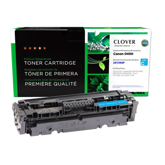 High Yield Cyan Toner Cartridge for Canon 045H (1245C001)