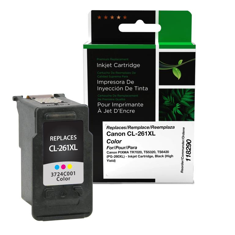 High Yield Color Ink Cartridge for Canon CL-261XL (3724C001)