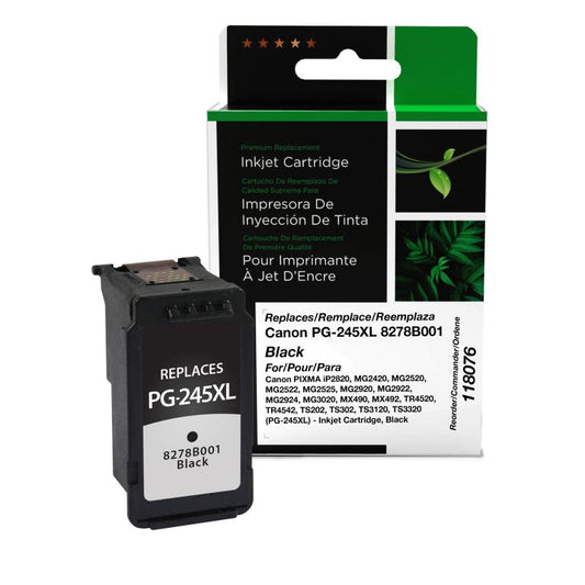 High Yield Black Ink Cartridge for Canon PG-245XL (8278B001)