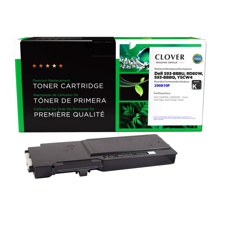 High Yield Black Toner Cartridge for Dell C2660