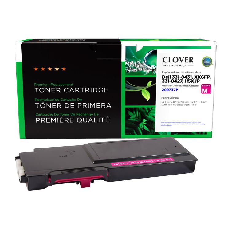 High Yield Magenta Toner Cartridge for Dell C3760