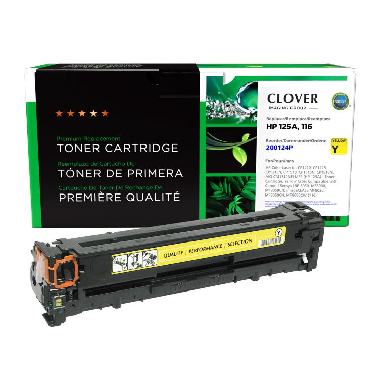 Yellow Toner Cartridge for HP 125A (CB542A)