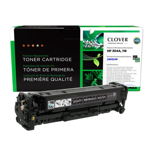 Extended Yield Black Toner Cartridge for HP CC530A