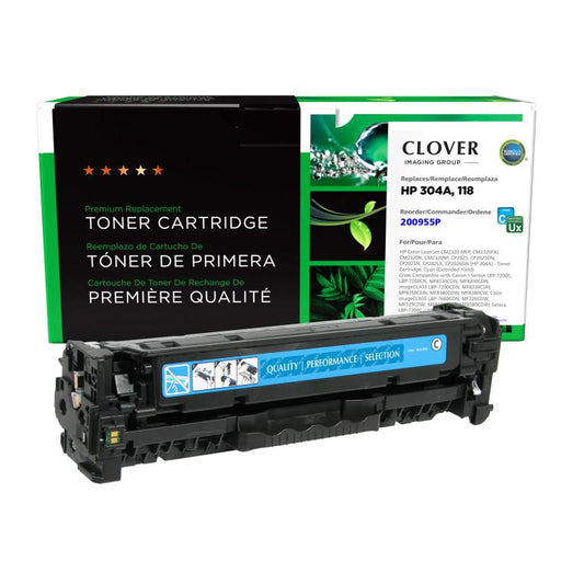 Extended Yield Cyan Toner Cartridge for HP CC531A