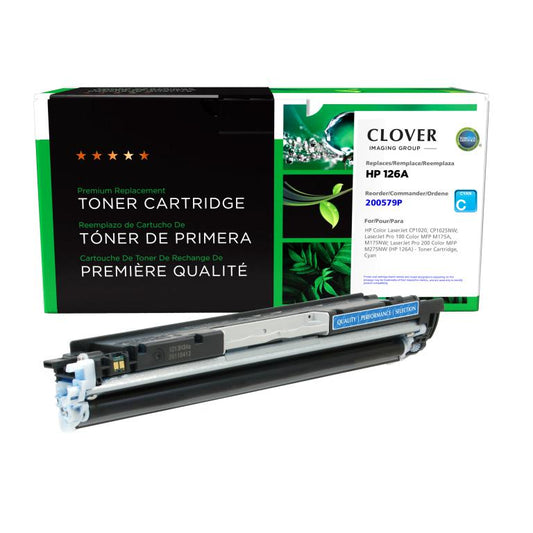 Cyan Toner Cartridge for HP 126A (CE311A)