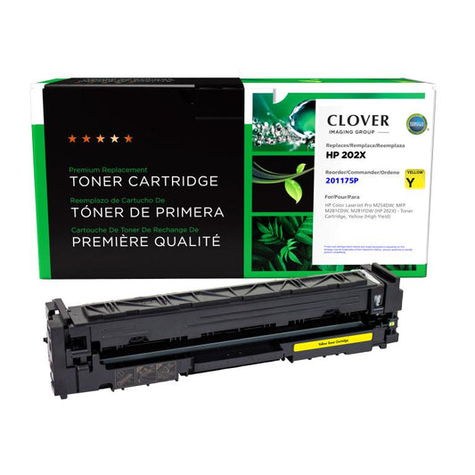 High Yield Yellow Toner Cartridge for HP 202X (CF502X)