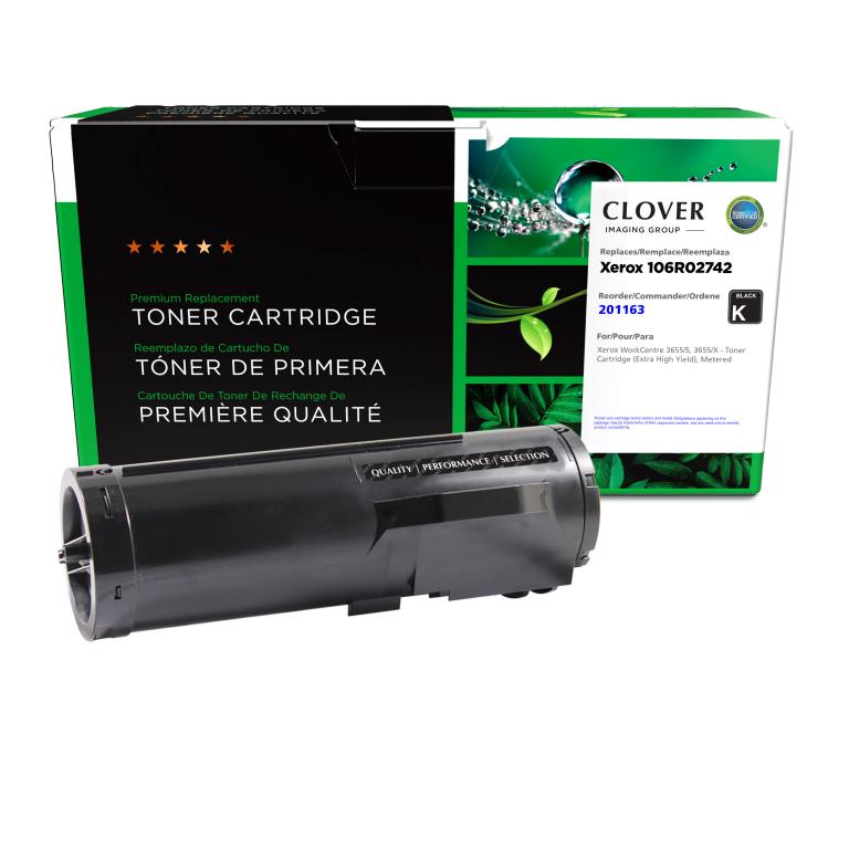 Extra High Yield Metered Toner Cartridge for Xerox 106R02742