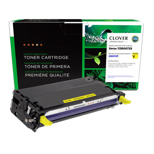 High Yield Yellow Toner Cartridge for Xerox 113R00725