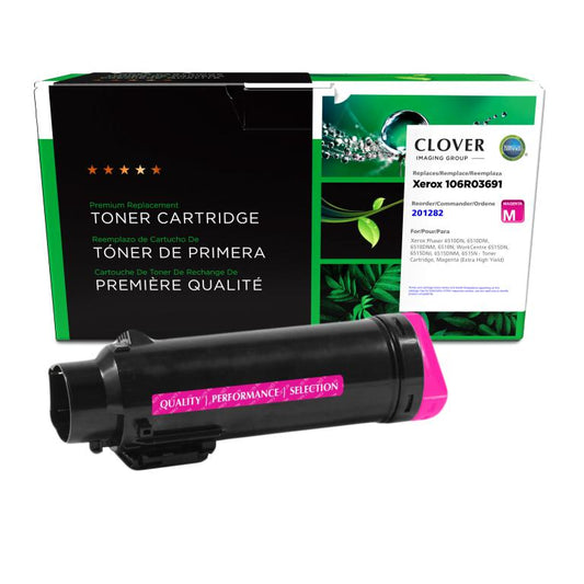 Extra High Yield Magenta Toner Cartridge for Xerox 106R03691